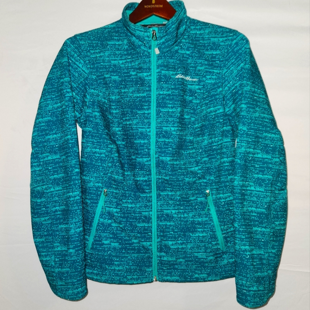 Eddie Bauer Lightweight Jacket - Women's Small - Green Teal - Flexion Voyager